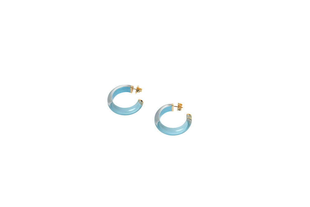 Gold & Honey Lucite Earrings